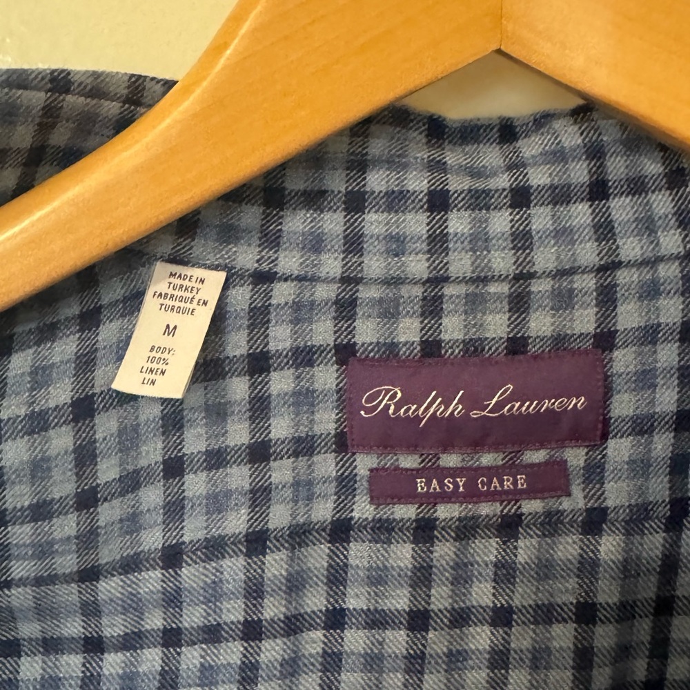 Ralph Lauren Purple Label Men's Shirt in Linen - Picture 9 of 13